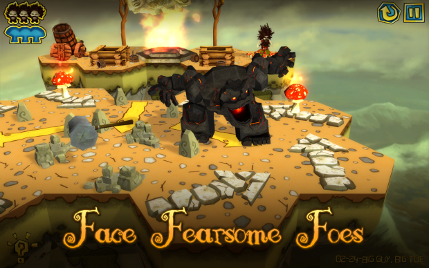 Face fearsome foes!