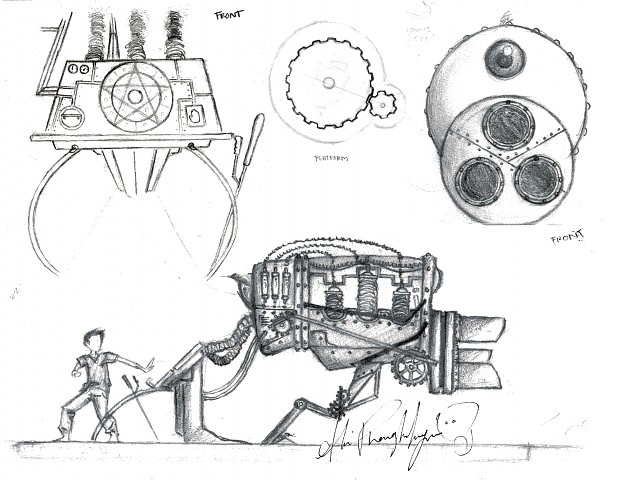 Original Arcane Engine Sketch