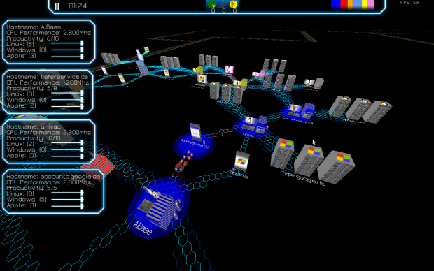 Multiselection and stats screenshot