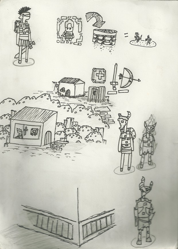 Very old notebook concept art