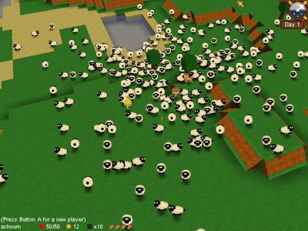 A sea of sheep