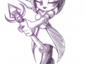 Lilac (Original Drawing)