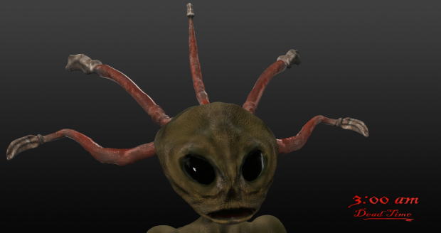 New alien for the farm. High poly version. WIP