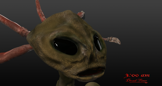 New alien for the farm. High poly version. WIP