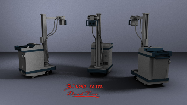 Portable X-ray machine. High quality props. WIP