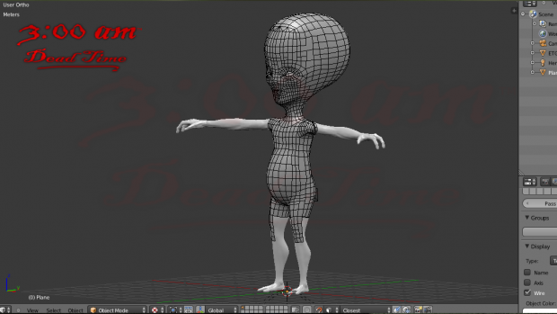 Working on a new, and special retopology