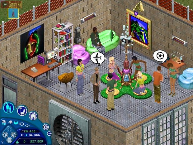 The sims house party download