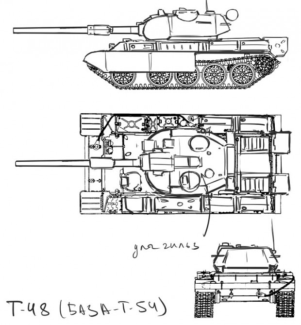 T-48 sketch
