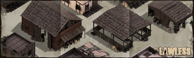 Buildings as they appear In-Game