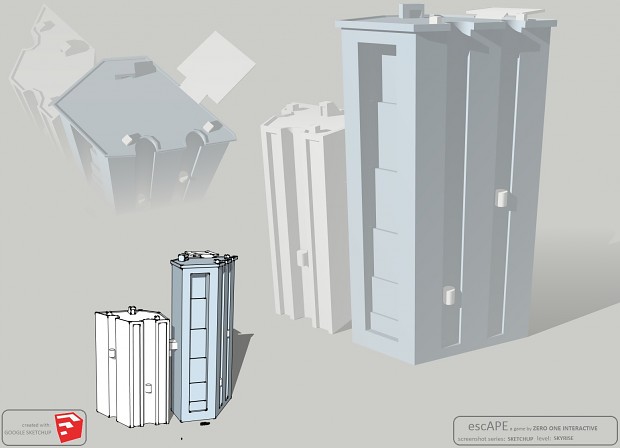 Highrise late sketchup