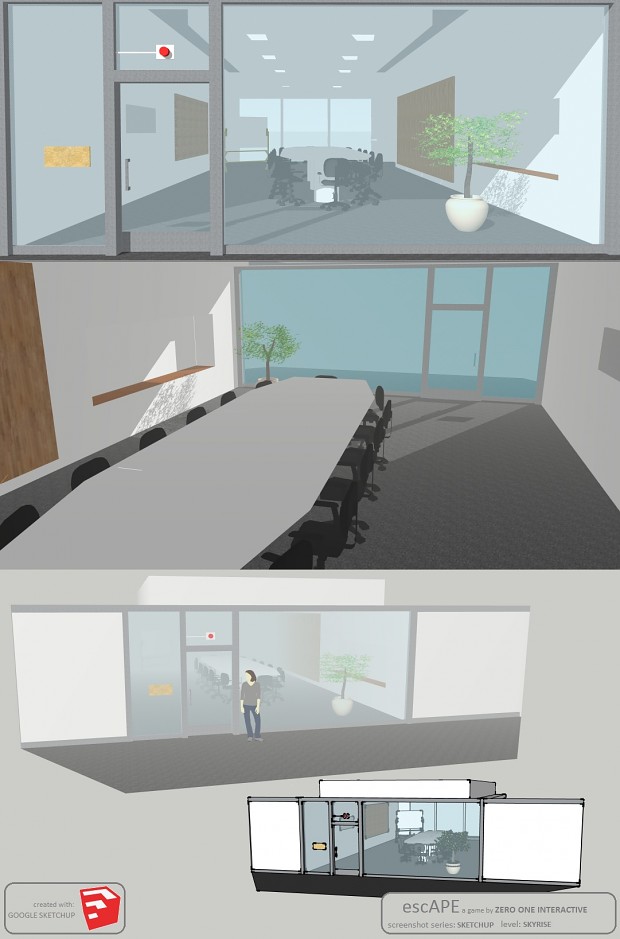 Highrise Conference Room Sketchup