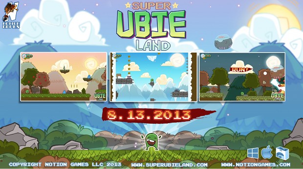 Super Ubie Land Release Date Flyer