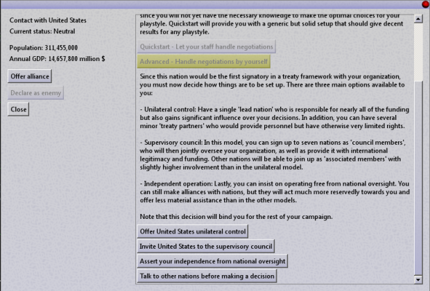 An Example Of The Diplomatic Interface Image Solar War Mod DB