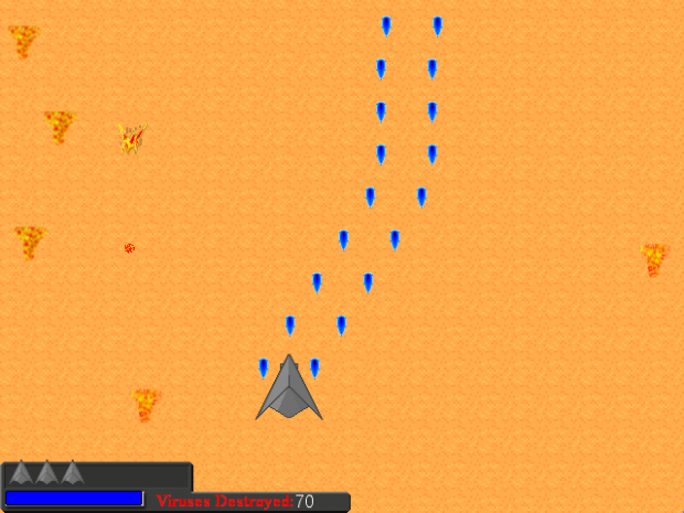 Air Battle Minigame Screens.