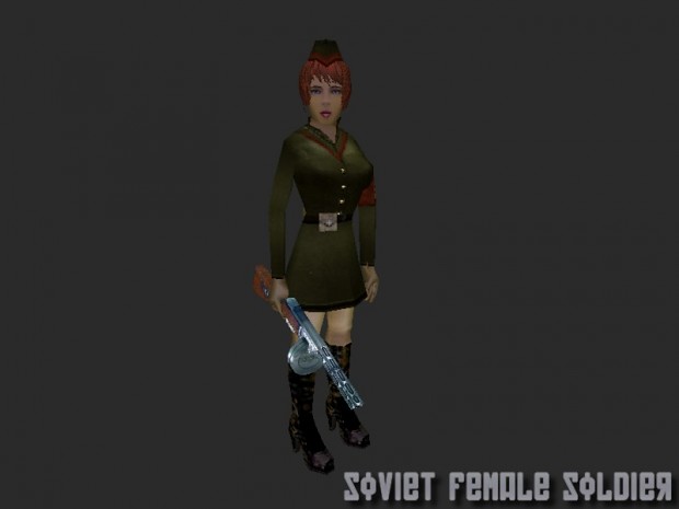 Soviet Army Female Soldier