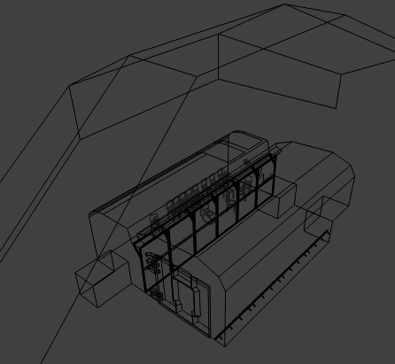 Wireframe of a soon-to-be dynamic room