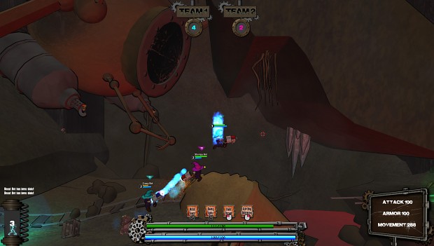 In-game screenshot of 'Crank'!