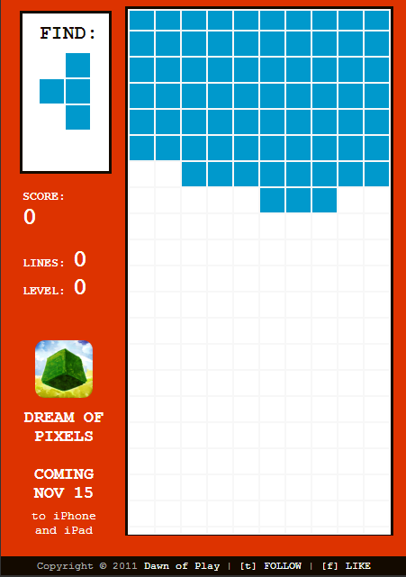 Dream of Pixels prototype key stages