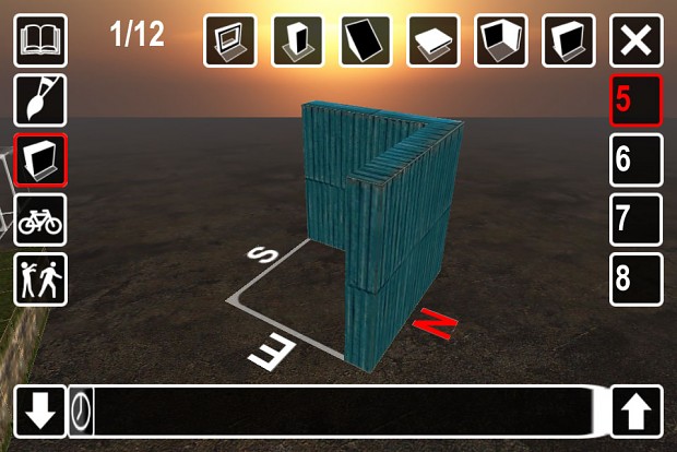 Level Editor Object Selector on iPhone