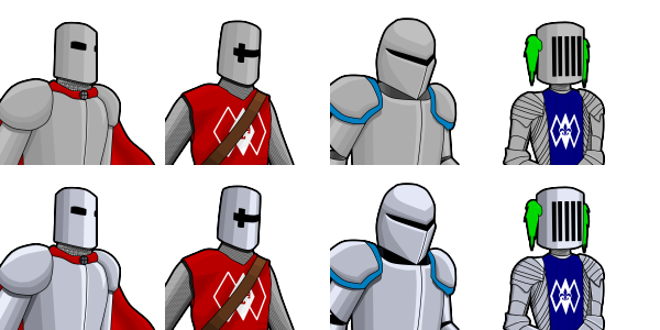 Updated armor colouring
