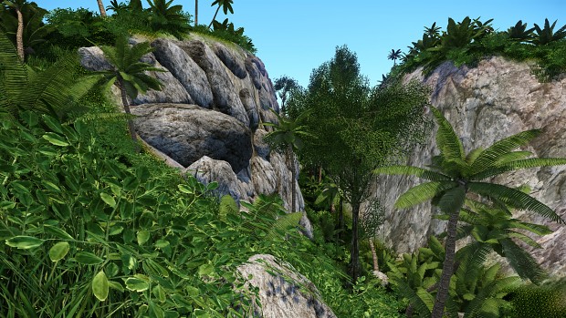 Pre-Alpha in game jungle screenshots