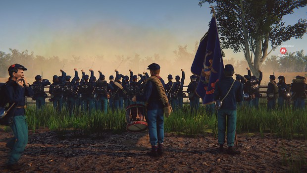 Union Infantry in Line