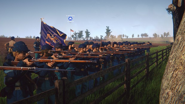 Union Infantry in Line