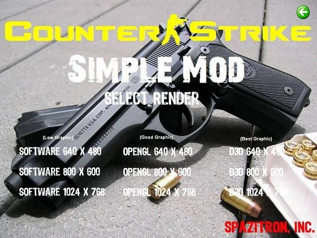 Counter-Strike Simple Mod Launcher Preview