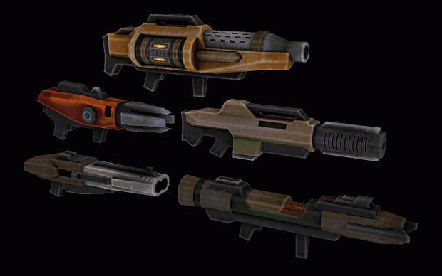 Weapons Textured 001