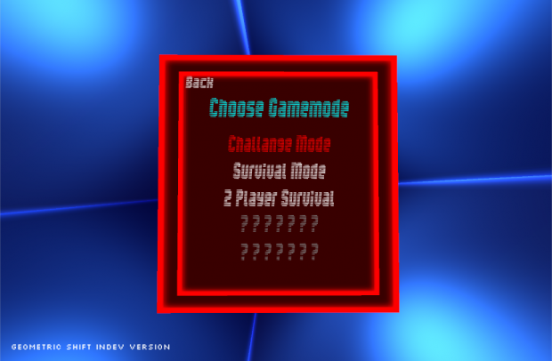 gamemode menu - WIP