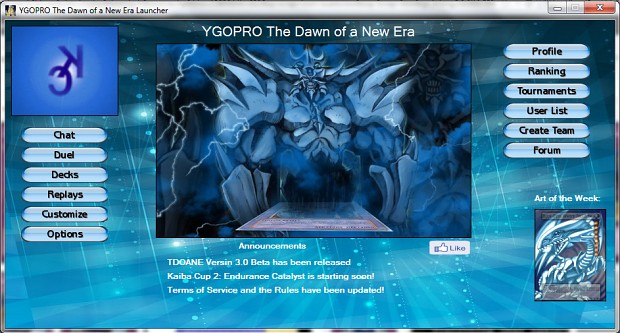 yugioh dawn of a new era or ygopro 2
