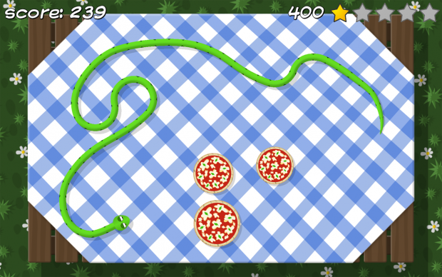 Gameplay Screenshot - Picnic Snake level