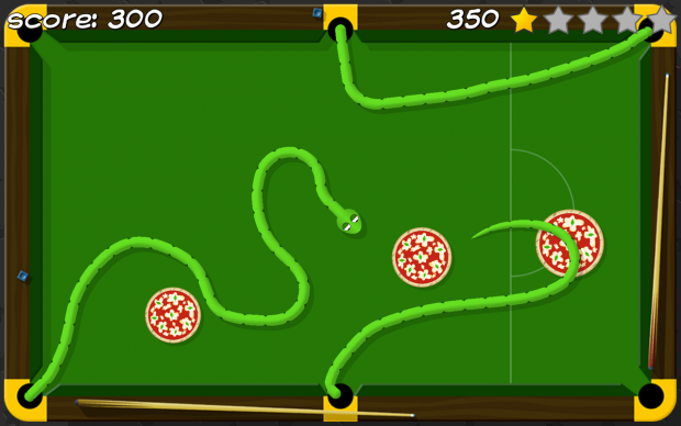 Gameplay Screenshot - Snooker Snake level