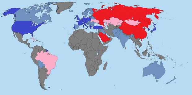 Alliances in Warriors of World War III