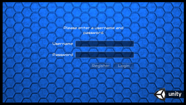 Game Client Login Screen