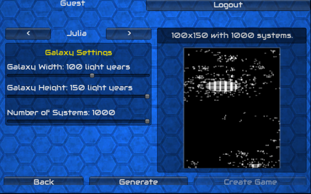Julia Generator for Galactic Usurper