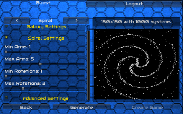 Galaxy Generator - Spiral