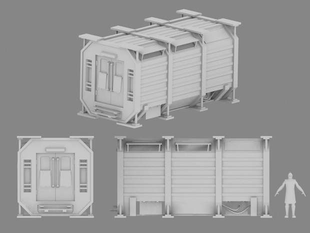 Container home work-in-progress