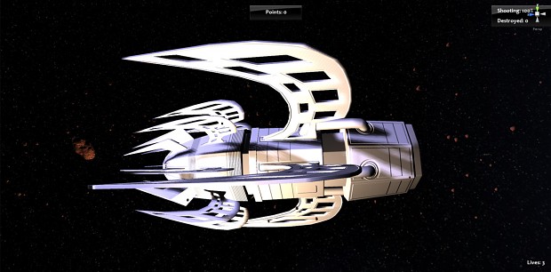 Attacker Starship - Work in Progress 2 of 6