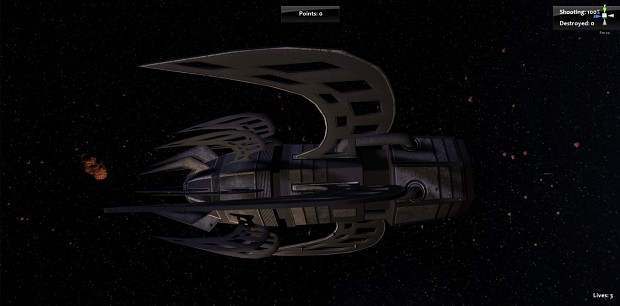 Attacker Starship - Work in Progress 3 of 6