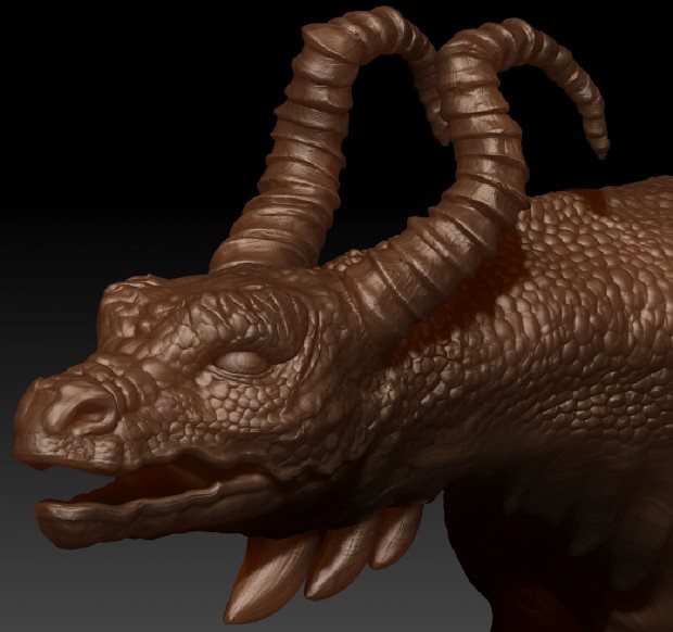 Chaos Dragon Head Sculpt