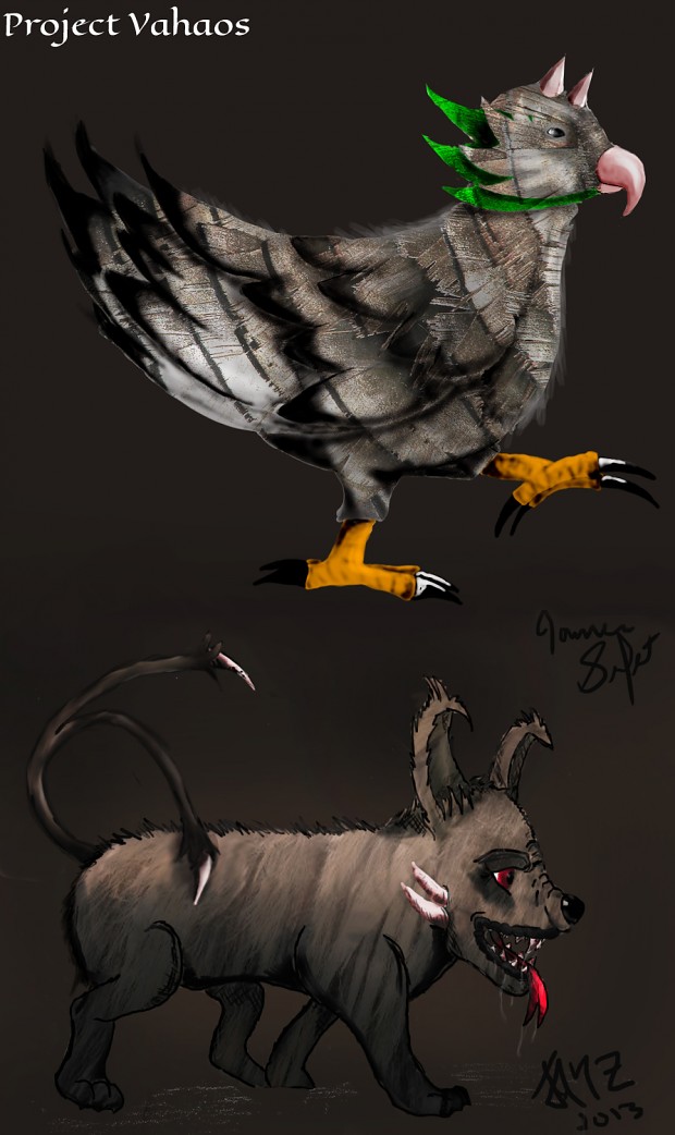 New concept artist added to our team -- Creatures