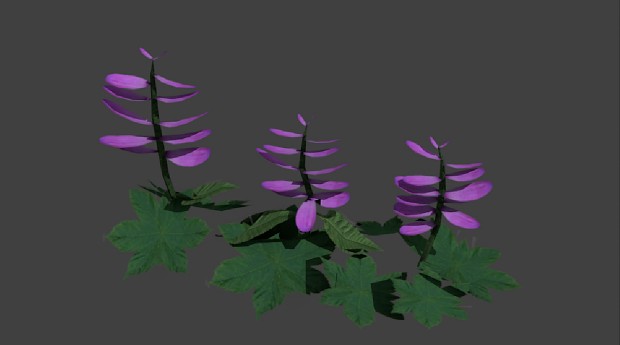 Nitrous Lupinus Flower Model