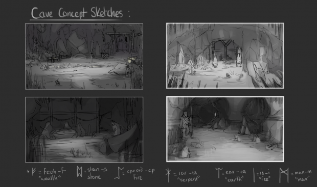 Early Cave Environment Concepts