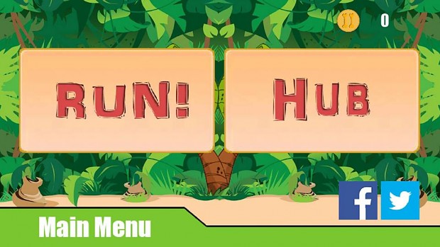 New and Improved Main Menu for Parkourasaur