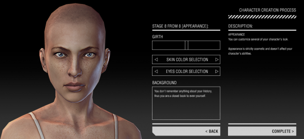 Female Character face