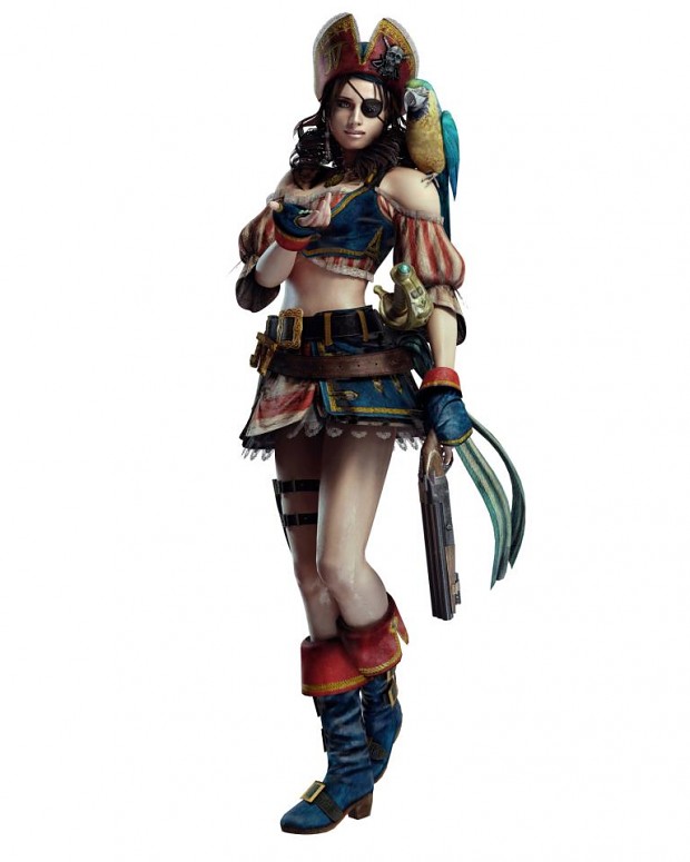 Resident evil Revelations: Jill's Pirate costume