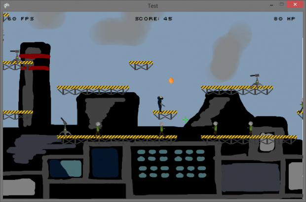 Screenshots from development