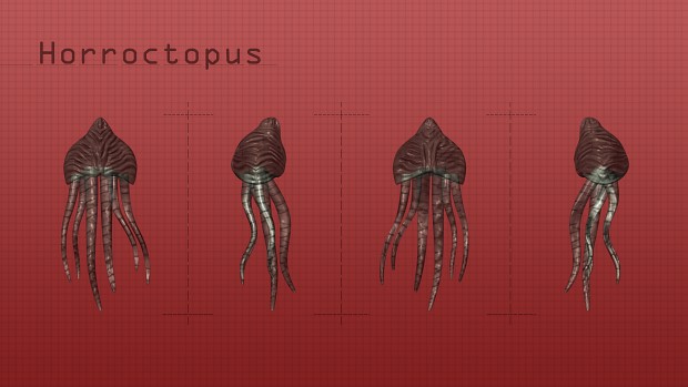 Horroctopus 3D Model Concept