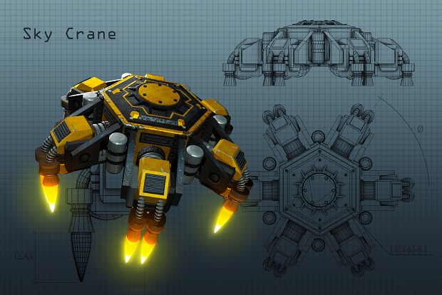 Sky Crane 3D Concept